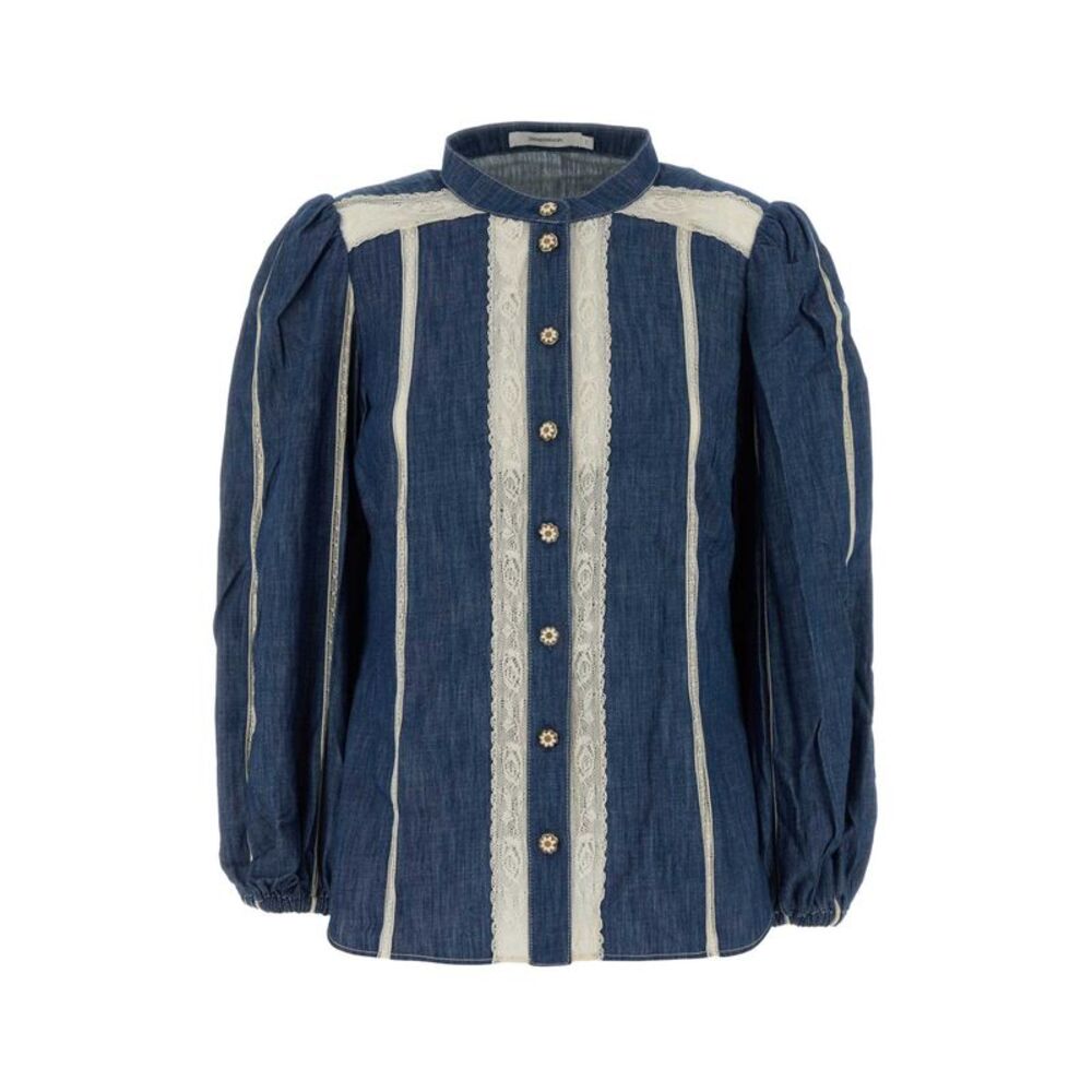 Zimmermann Women Blue Denim Awaken Shirt